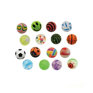 OEM Skip Skim Jumping Capsule Toy 27ミリメートルMini Rubber Bouncing Ball