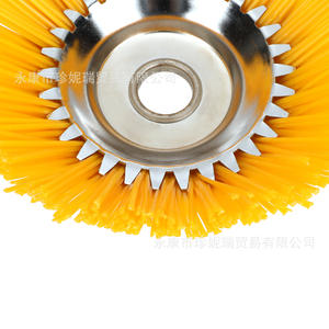 Brosse en nylon Zhen NIRUI de 8 pouces pour la réparation des débroussailleuses électriques, outil de coupe de filaments, fonctionnement manuel - Product Image 2