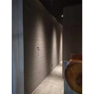 MS placa de concreto de madeira fina e flexi clading material hotel villa interior fundo de pedra natural - Product Image 6