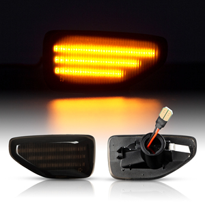 2x Feux clignotants dynamiques séquentiels à <span class=keywords><strong>LED</strong></span> pour <span class=keywords><strong>Dacia</strong></span> Logan II 2012- <span class=keywords><strong>Sandero</strong></span> II 2012- Duster 2018- - Product Image 2