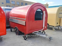 Camion alimentaire mobile SL-6 personnalisé en usine/taille Les couleurs de l'équipement interne peuvent être personnalisées