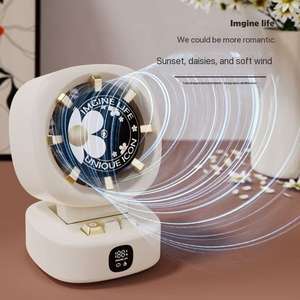 Ventilador de Escritorio sin Aspas con Rociador de Agua y Oscilación Automática de Alta Velocidad, Ventilador Eléctrico Portátil - Product Image 6