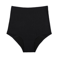 Grande taille taille haute sans couture coton entrejambe quatre couches étanche dames menstruel physiologique sous-vêtements stock en gros