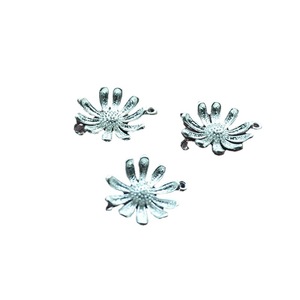 Copper Sunflower Connector 15mm Antique Style For Hairpin <b>Tassel</b> DIY <b>Earring</b> Material - Product Image 5