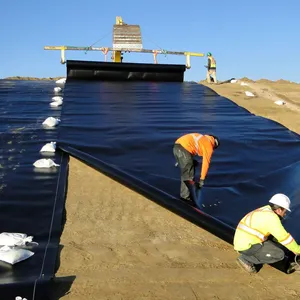 Custom Size 500 Micron Pond Liner Hdpe Geomembrane Liner Geomembranas For Environmental Projects Waterproof Geomembranes