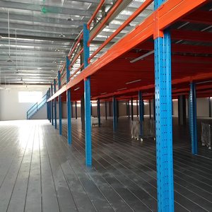 Draagbare Zolder Mezzanine Vloer Opslag Rekken Anti-Roest Loft Ladders Magazijn Rek Plank Planken - Product Image 4