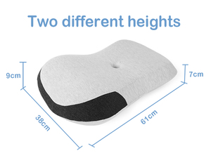 Oreiller en mousse à mémoire de forme confortable de luxe pour dormir lit/allaitement/avion/hôtel/camping utilisation oreilles perforées ceinture cou - Product Image 4