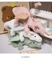 Original Peluche Jellycat Peanut Bear, collection complète trois standards, petits animaux bouclés, thème gâteau d'anniversaire, en coton PP, 31-50 cm, pour jeunes
