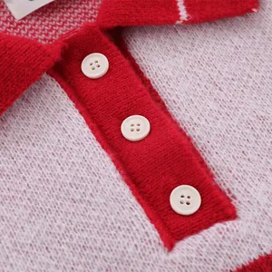 Logo personalizzato Oem uomo Jacquard Pullover maglieria maglia invernale in cotone maglia Polo maglioni firmati da uomo