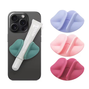 Étui de téléphone auto-adhésif porte-rouge à lèvres, porte-lèvre en silicone réutilisable pour femmes transport quotidien - Product Image 2