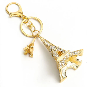 Porte-clés métal tendance Tour Eiffel Strass Porte-clés Pendentif Porte-clés <span class=keywords><strong>Paris</strong></span> - Product Image 4