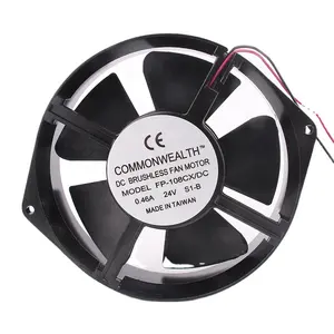 מקורי טייוואן Sanxie 12V 48V DC24V 220V EC AC כפול כדור נושאות צירי מאוורר תדר ממיר FP-108CX/DC S1-B קירור מאוורר