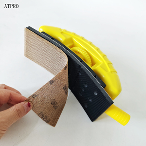 Vàng 70*198 Đàn Hồi Khô Sanding Tay Đẩy Hội Đồng Quản Trị Hình Chữ Nhật Arc Có Thể Điều Chỉnh Hình Vuông Giấy nhám - Product Image 4