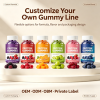 Gummies Protéinés aux Baies Mixtes – Formule de Soutien Quotidien au Bien-être – 60 Unités 180g – Vente en Gros – Marque Privée OEM