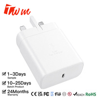 45W GaN USB C Süper Hızlı Şarj Cihazı İngiltere Fişi PD 3.0 QC PPS Katlanabilir Duvar Adaptörü Güç Kaynağı OEM Fabrikası Telefonlar ve Dizüstü Bilgisayarlar için