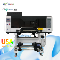Cowint nouvelle imprimante à jet d'encre UV multifonction AB rouleau de film étiquette en cristal Uv DTF Machine d'impression avec caractéristiques DTF