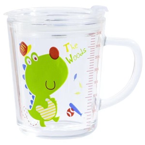 <b>Childrens</b> Breakfast <b>Cup</b> Glass Measuring <b>Cup</b> With Handle Heat Resistant For Home Use - Product Image 5