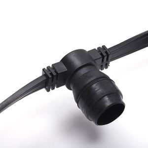 H05RNH2-F <span class=keywords><strong>สาย</strong></span> B22 E27กันน้ำสำหรับตกแต่ง<span class=keywords><strong>สาย</strong></span>ไฟ<span class=keywords><strong>แบบ</strong></span><span class=keywords><strong>แบน</strong></span>ยาว100ม. <span class=keywords><strong>ไฟ</strong></span>ราว <span class=keywords><strong>LED</strong></span> สำหรับเทศกาลกลางแจ้ง - Product Image 2