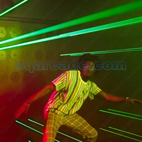 SQactivaPlay Parc d'attractions intérieur, divertissement sportif, jeu de labyrinthe laser multijoueur, arène de jeu d'évasion active, laser stimulant