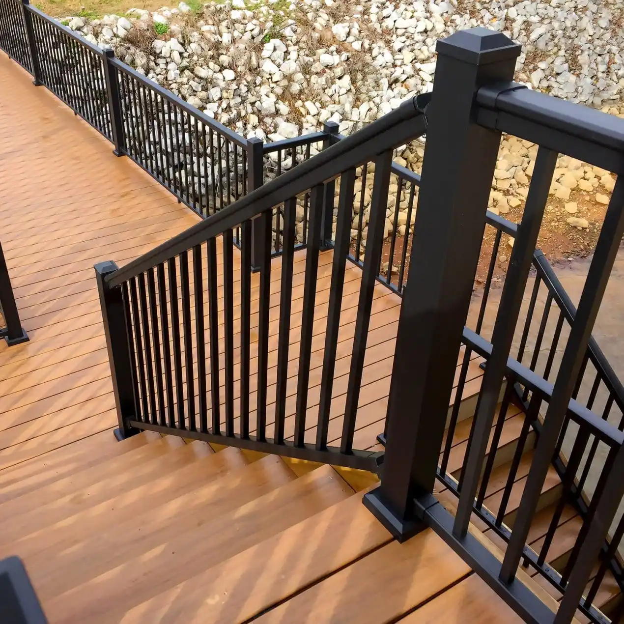 ACE Picket Balustrades Aluminum Extruded Railing Aluminum Balcony Railing For Exterior