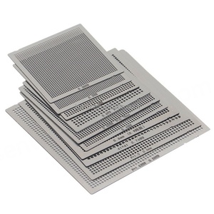 Maille en acier plaqué étain BGA, maille en acier plaqué boule, 10/27 pièces, maille universelle à chauffage direct pour réparation de puces informatiques - Product Image 2