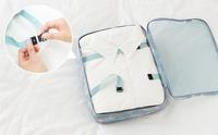Compression 6 Set Cubes D'emballage pour Essentiels De Voyage 6 Pièces Valise Organisateur Sacs
