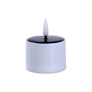 Bougies photophore LED en plastique rechargeables pour l'extérieur, 6 pièces/paquet, <span class=keywords><strong>petite</strong></span> mèche à énergie <span class=keywords><strong>solaire</strong></span>, étanche, pour festival, pour la maison - Product Image 5