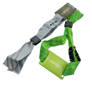 125Khz <span class=keywords><strong>Rfid</strong></span> concierto pulsera 13,56 MHz Nfc Mini tarjeta etiqueta tejido tela evento NFC pulsera para festivales maratones - Product Image 2