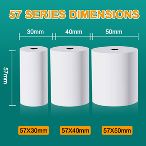 ม้วนกระดาษความร้อนขนาด 57x40 มม. สำหรับเครื่องพิมพ์ในครัวร้านอาหาร - Product Image 5