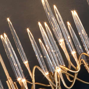 Ligne de haute qualité lustre Art Design Restaurant hôtel post-moderne créatif lampe en cristal - Product Image 5