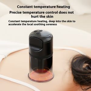 Fortschrittliche Smarte Schröpftherapie mit Luftdruck und Wärme, Körper-Meridian-Massage, <span class=keywords><strong>12</strong></span> Intensitätsstufen, 1800mAh Akku, 20min Timer, USB - Product Image 3