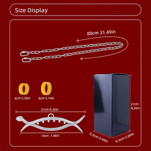 Pince à sein en métal en forme de serpent, douleur légère, SM, plaisir féminin, bande de caoutchouc, pointe de pression, pince à tétons, jouets sexuels pour adultes, vente en gros - Product Image 6