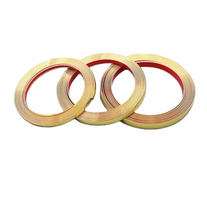 Magnifiques autocollants muraux décoratifs en PVC doré <span class=keywords><strong>CAILLOU</strong></span> pour fond de télévision, lignes et bandes texturées pour murs et panneaux décoratifs - Product Image 1