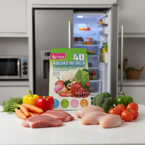 Sacchetti per congelatore Huikei 25x30 cm 40 pezzi per conservare alimenti, verdure e carne - Product Image 2