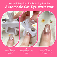 Outil magnétique multifonctionnel pour nail art, effet œil de chat, premium, rotation à 360 degrés, bâton magnétique 3D pour vernis gel, manucure