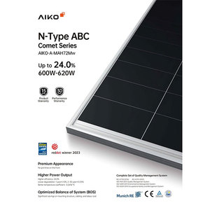 Qualité Exceptionnelle - Panneau Solaire Monocristallin N Type AIKO-A615-MAH72Mw 615W ABC Bifacial Série Comet - Efficacité 24% - 182x182mm - Product Image 4