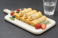 Rollitos de Primavera Congelados Naturales de China, Vegetales IQF a Granel, Comida Vegetariana China, Pastelería |   Precio de Fábrica Personalizable al por Mayor