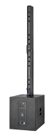 Sistema de Sonido Profesional Cvr de 18 Pulgadas con Columna Line Array Amplificada de 800 Vatios y Subwoofer