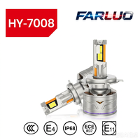 Nouveau phare LED de voiture 2026 9005/9006/9012/H1/H3/H7/H12/H4/H13/9008 95W 11500LM 6000K LED 9-16V en aluminium universel