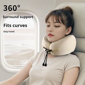 <b>Memory</b> <b>Foam</b> U-Shaped Pillow Travel Neck Support Sleeping Pillow Shoulder U-Cushion Airplane Trip Neck Pillow - Product Image 4