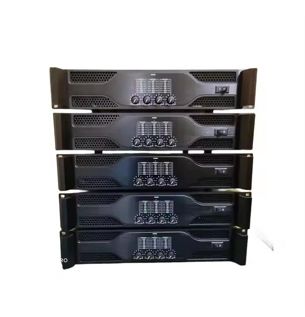 XINZI Professional Hifi Digital 4-Channel 1000W Metal Multi-function Power Amplifier Perfect Sound Club/Stage/Home Use