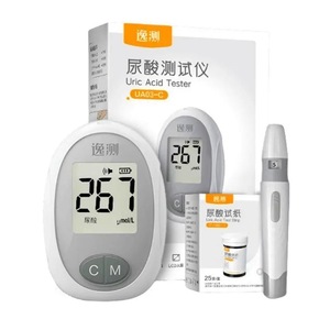Medidor de Ácido Úrico UA03-C con 25 Tiras Reactivas, Dispositivo de Monitoreo de Gota para Uso Doméstico - Product Image 1