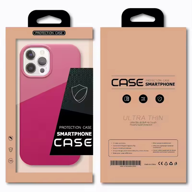 Luxury Package Phone Case Retail Box for iPhone Case Packaging Insert Phone Case Retail Package 2025