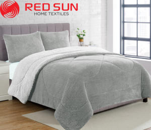 <span class=keywords><strong>Set</strong></span> Selimut Sherpa Timbul Ukuran King/Queen Diskon Besar untuk Pasar Amerika Selatan Desainer Jacquard Selimut Grosir - Product Image 4