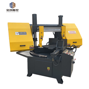 Stokta GB4235 yatay çift kolonlu hidrolik Metal açı bant 0-45 ° kesme için testere makinesi - Product Image 2