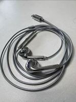 Écouteurs filaires argentés TikTok Hot Seller, colorés, plaqués, type C 3,5 mm, intra-auriculaires, métalliques, avec micro pour iPhone et Android