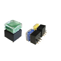 CHA Factory Équipement de surveillance de sécurité de haute qualité 15*15mm Électronique grand public Bouton poussoir momentané avec LED