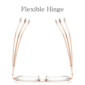 <strong>Fashion</strong> Glittering Powder Durable Alloy Flexible TR90 Large Frame Anti Blue Light Sunglasses Reading <strong>Glasses</strong> for Men Women - Product Image 5