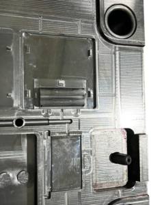 Hoogwaardige luxe FST merk PCB behuizing spuitgietproces duurzame metalen op maat gemaakte onderdelen spuitgietmallen kunststof onderdeel zwarte mal - Product Image 3