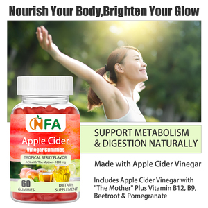 Complément Alimentaire OEM Gommes au Vinaigre de Cidre de Pomme avec Vitamine B, Betterave et Grenade pour Soutenir Naturellement le Métabolisme et la Digestion - Product Image 5